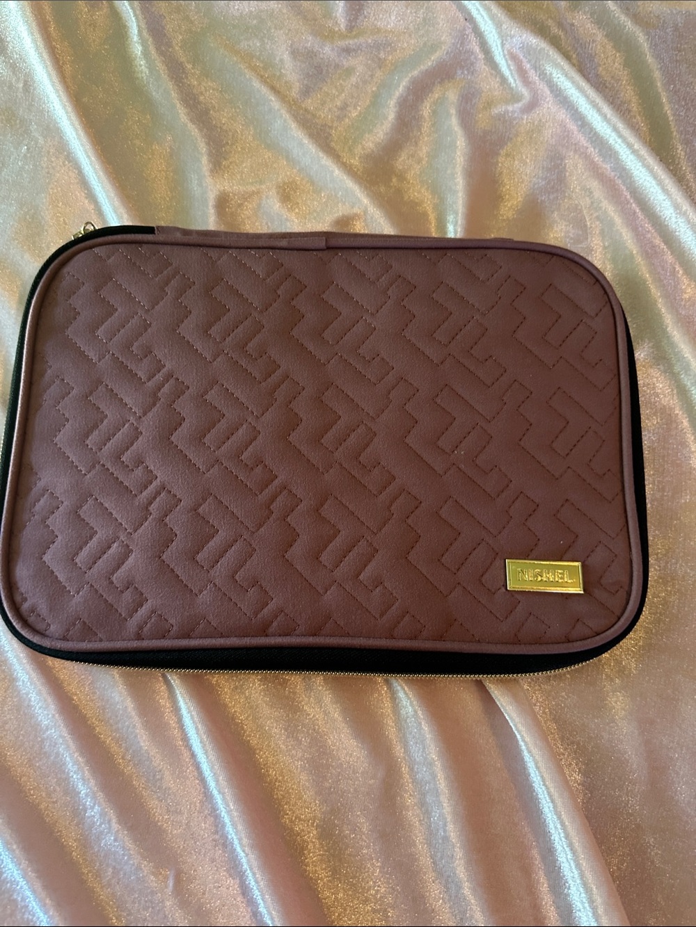 Quilted Pouch for charging cord